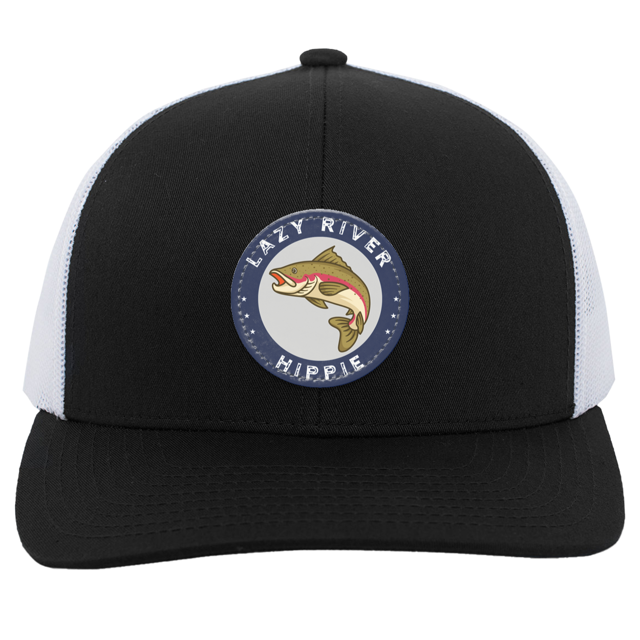 Lazy River Hippie Trucker Snap Back - Patch