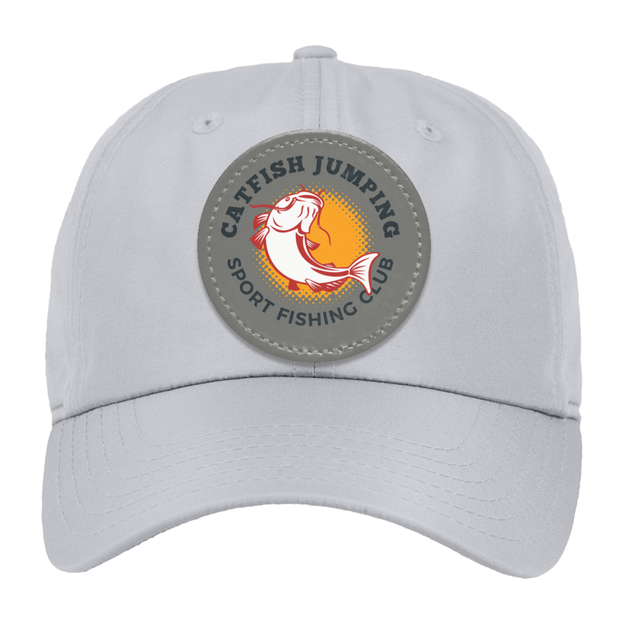 Catfish Jumping Trucker Snap Back - Patch