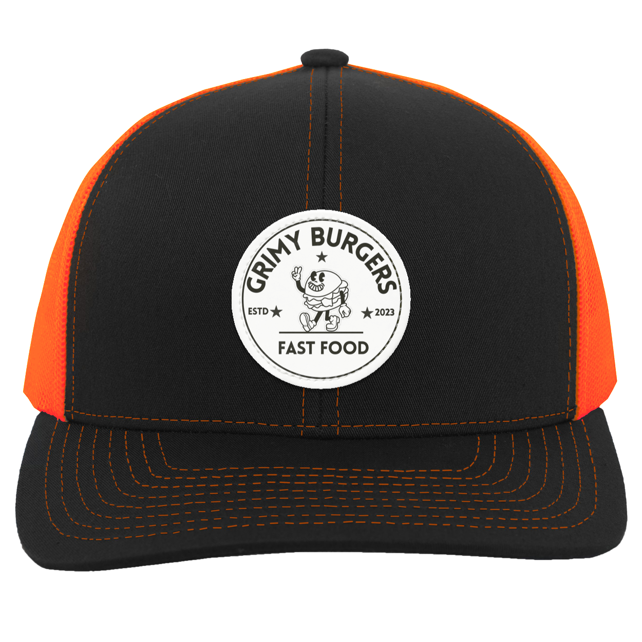 Grimy Burgers Trucker Snap Back - Patch