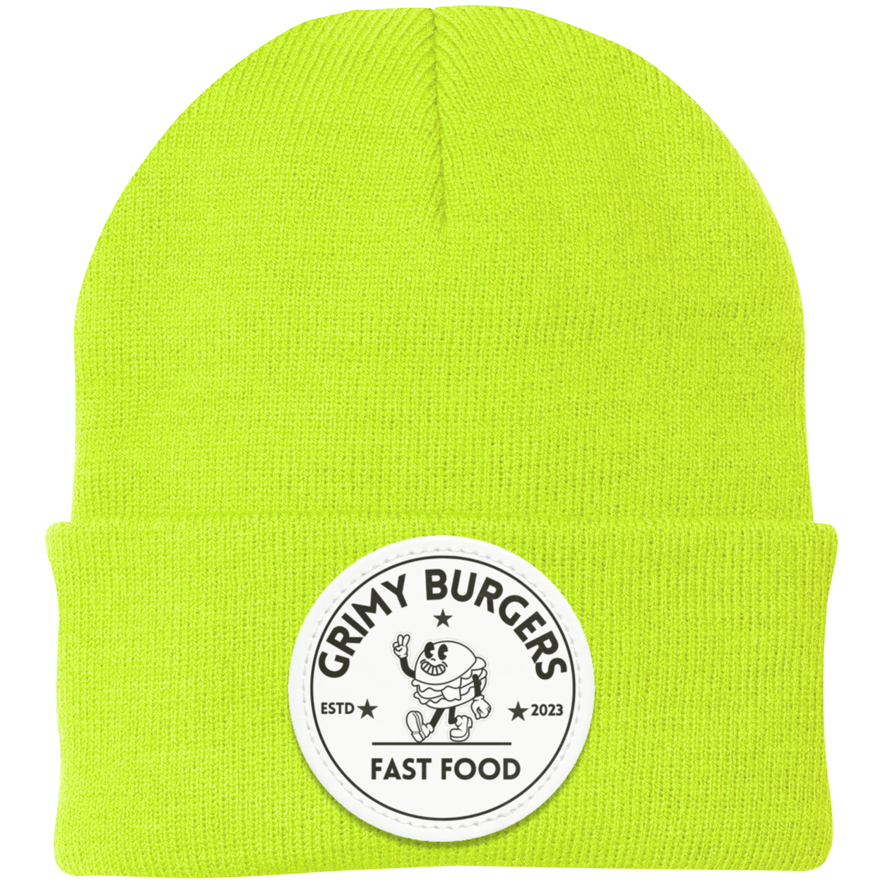 Grimy Burgers Knit Cap - Patch
