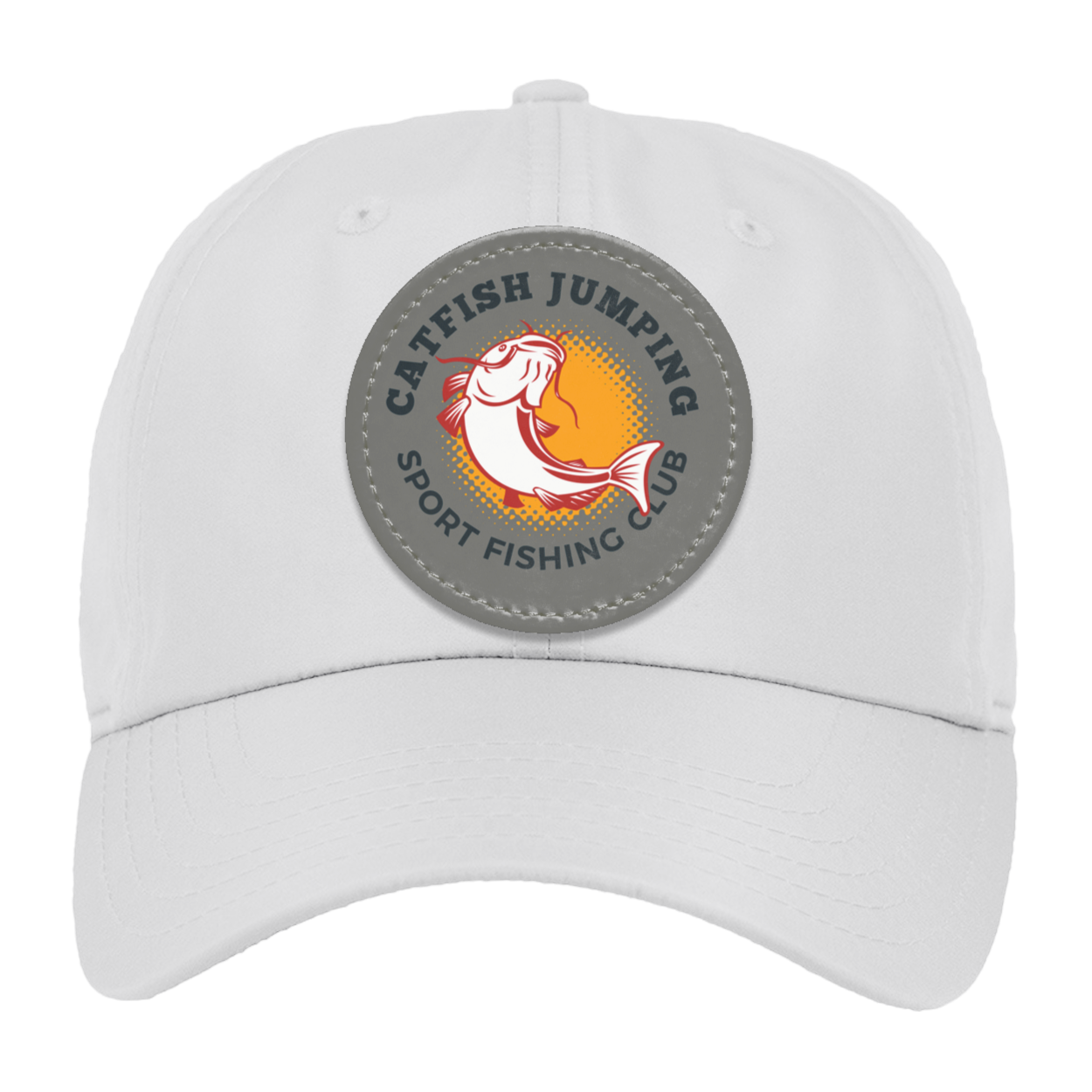 Catfish Jumping Trucker Snap Back - Patch