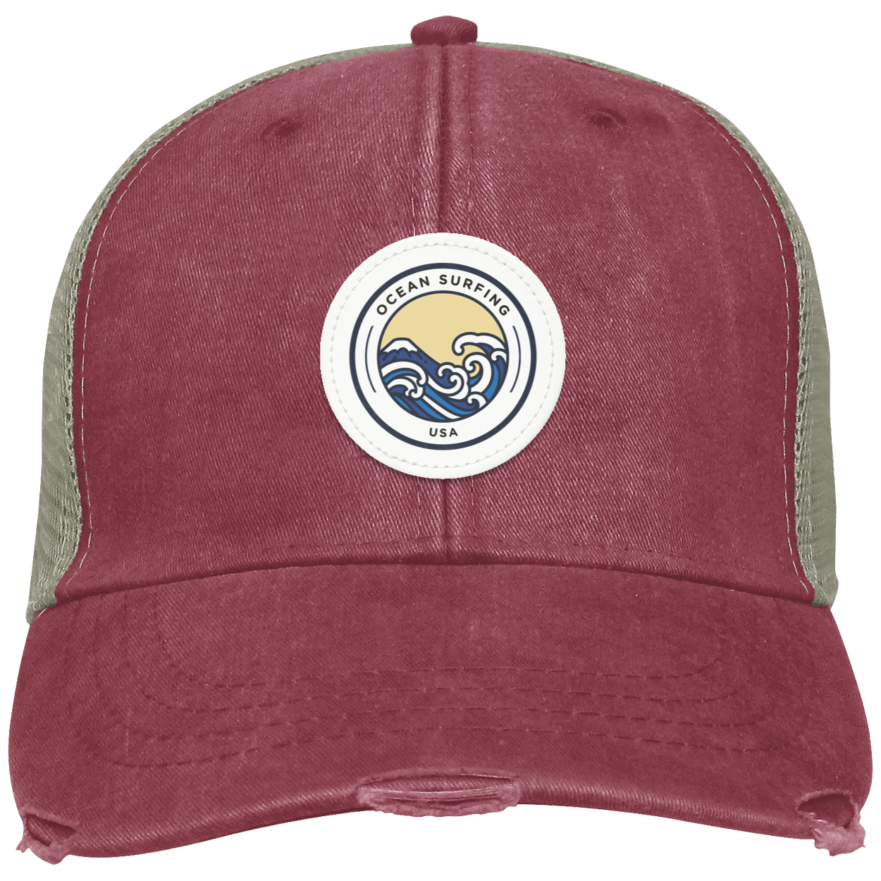 Surfing USA Distressed Ollie Cap - Patch