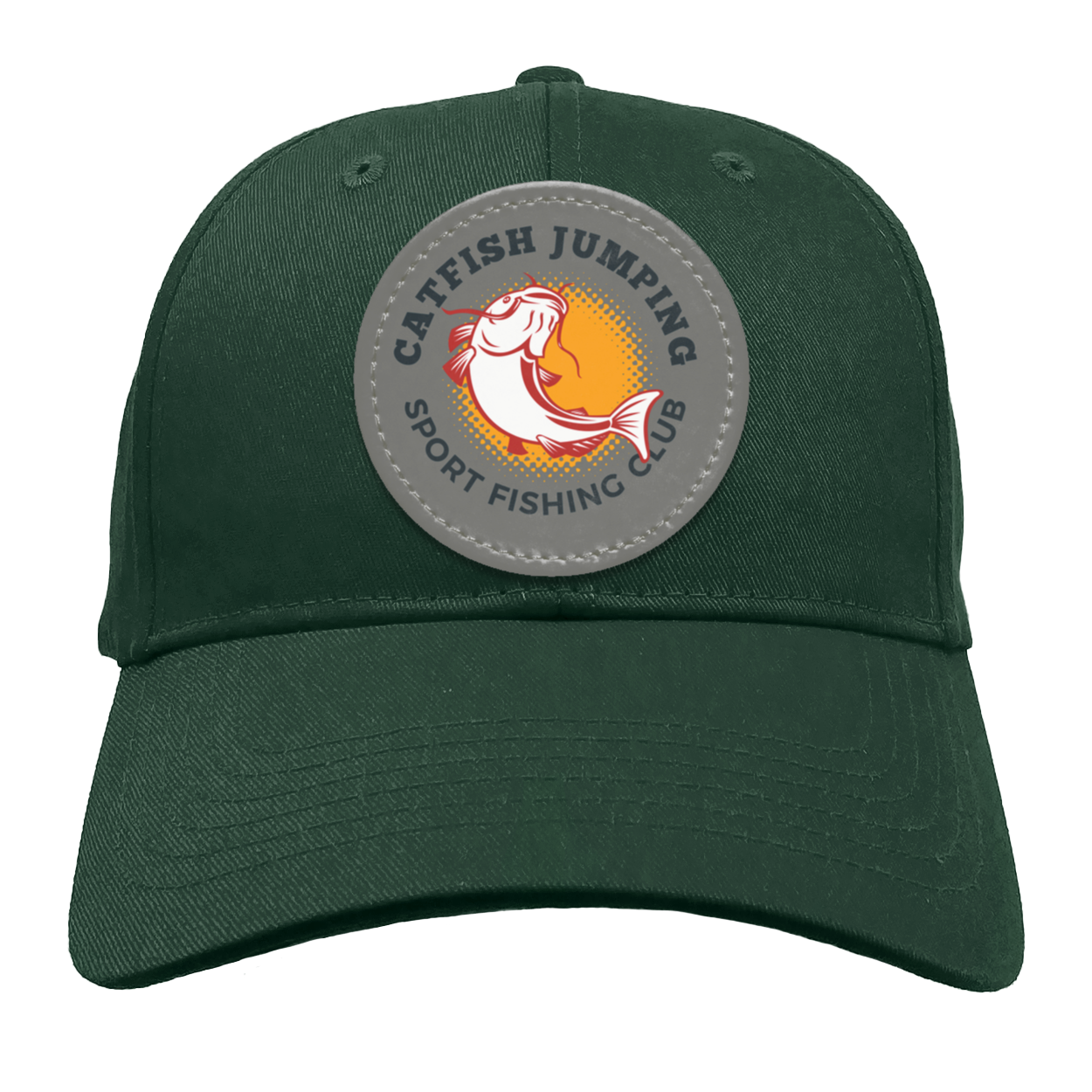 Catfish Jumping Trucker Snap Back - Patch