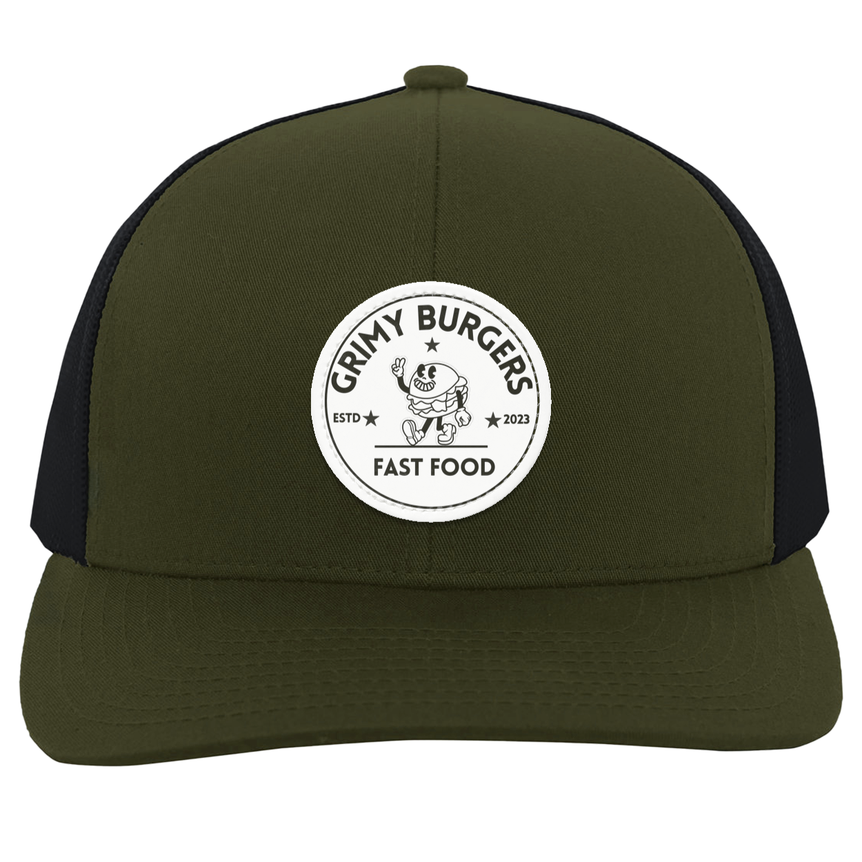 Grimy Burgers Trucker Snap Back - Patch