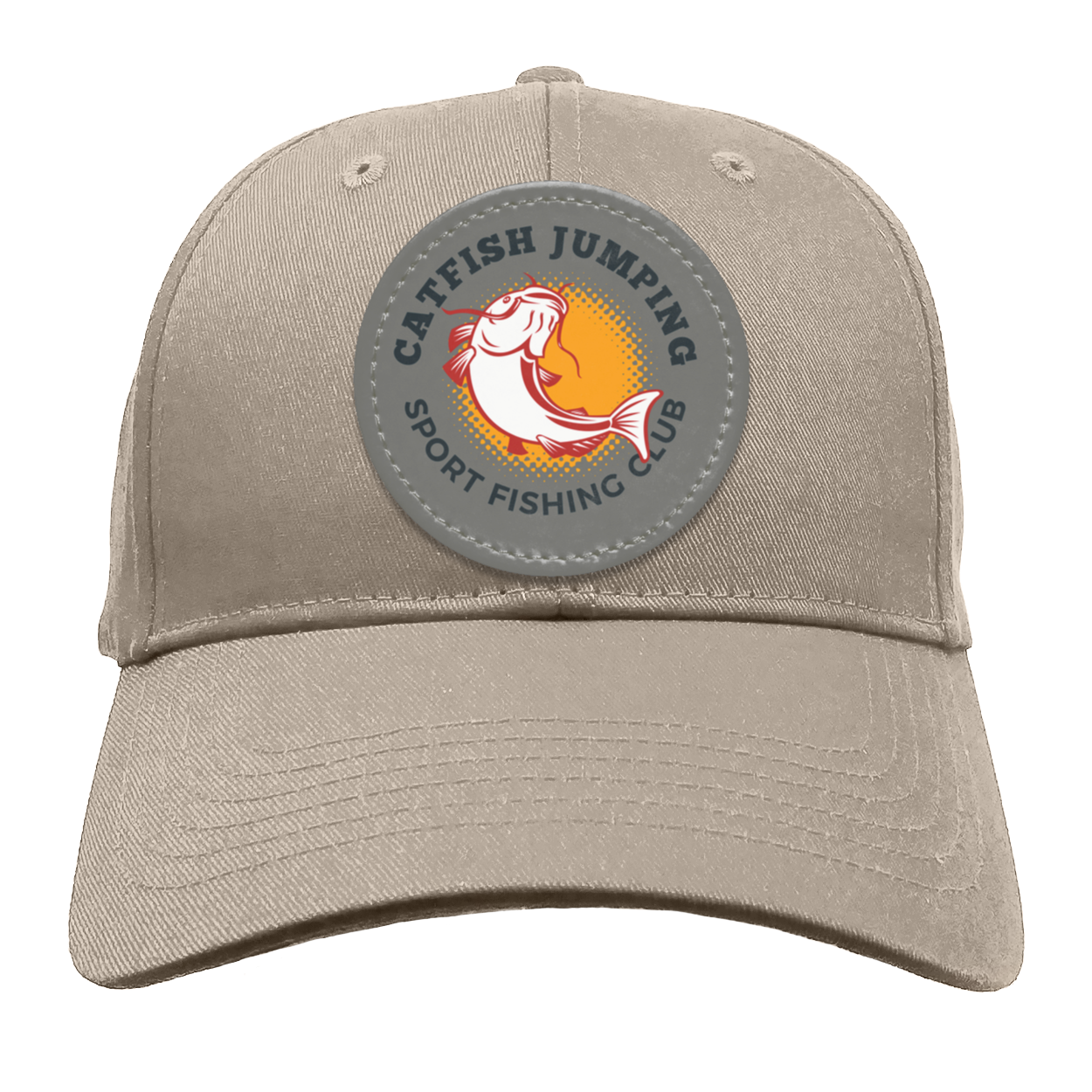 Catfish Jumping Trucker Snap Back - Patch