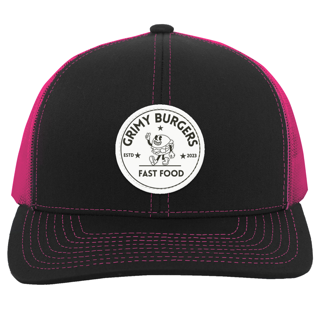 Grimy Burgers Trucker Snap Back - Patch