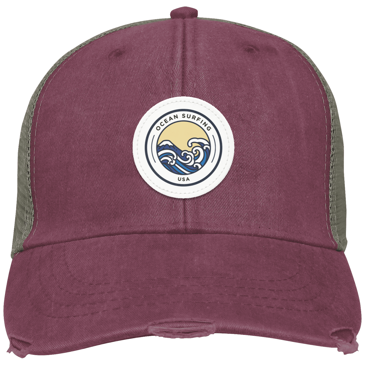Surfing USA Distressed Ollie Cap - Patch