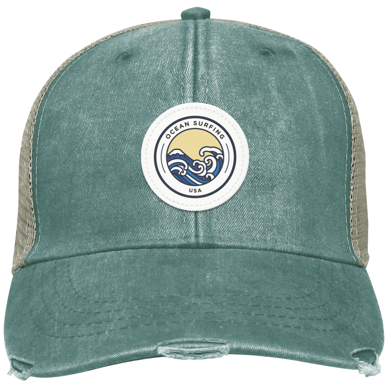 Surfing USA Distressed Ollie Cap - Patch