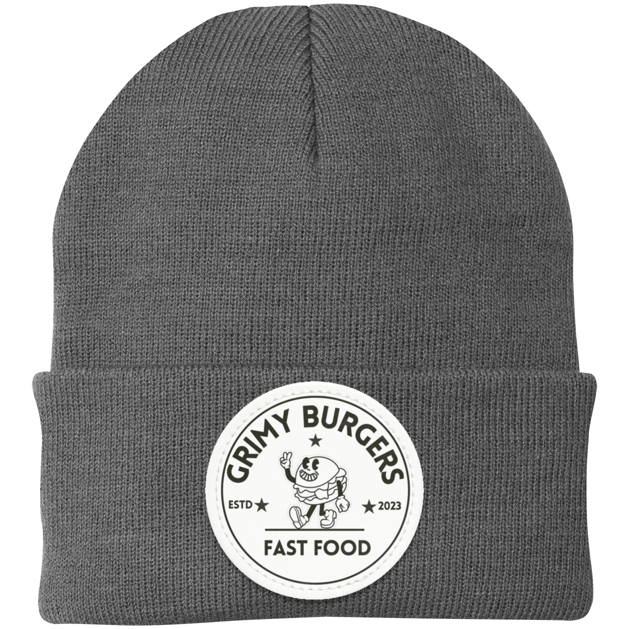 Grimy Burgers Knit Cap - Patch
