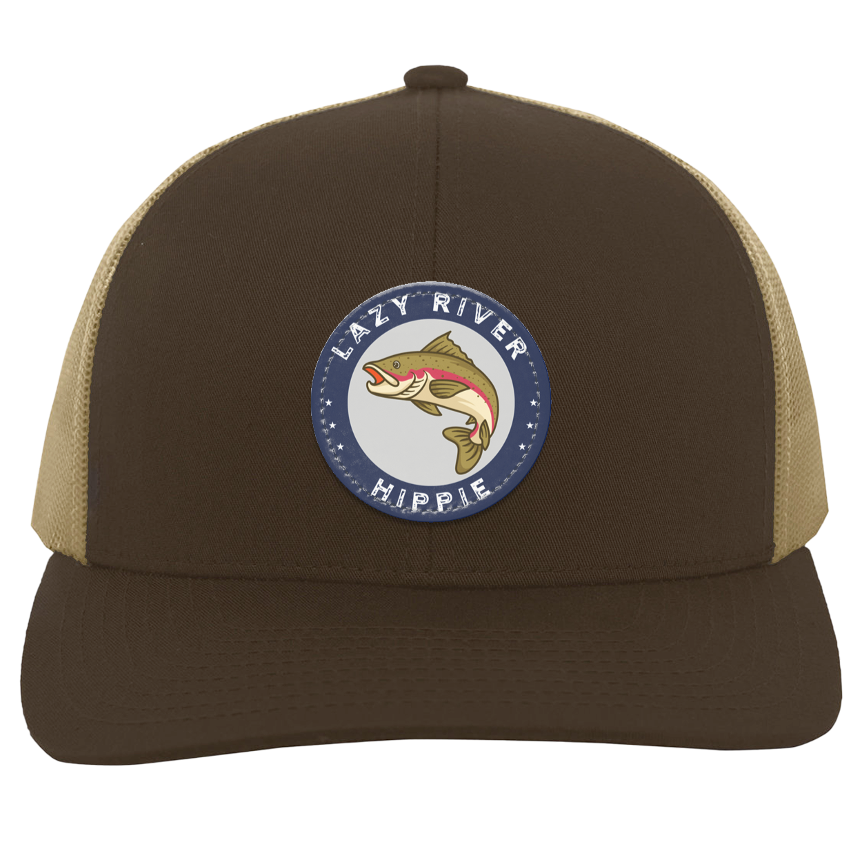 Lazy River Hippie Trucker Snap Back - Patch