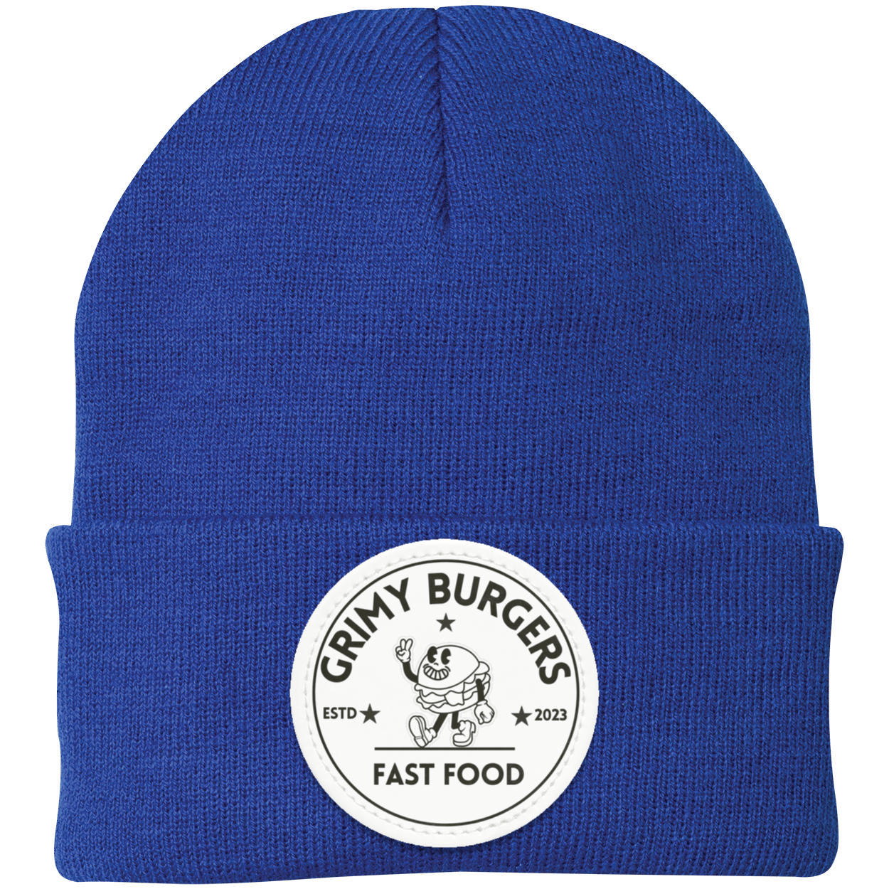 Grimy Burgers Knit Cap - Patch