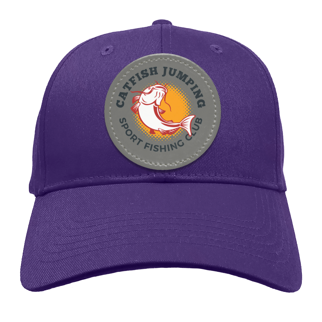 Catfish Jumping Trucker Snap Back - Patch