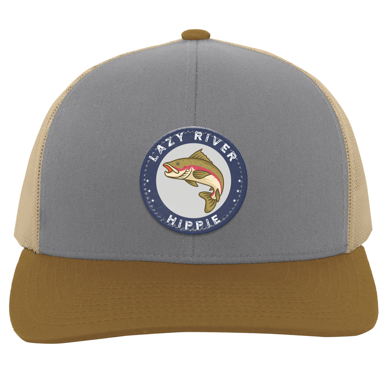 Lazy River Hippie Trucker Snap Back - Patch