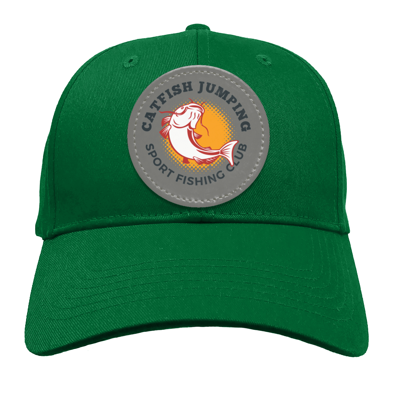 Catfish Jumping Trucker Snap Back - Patch