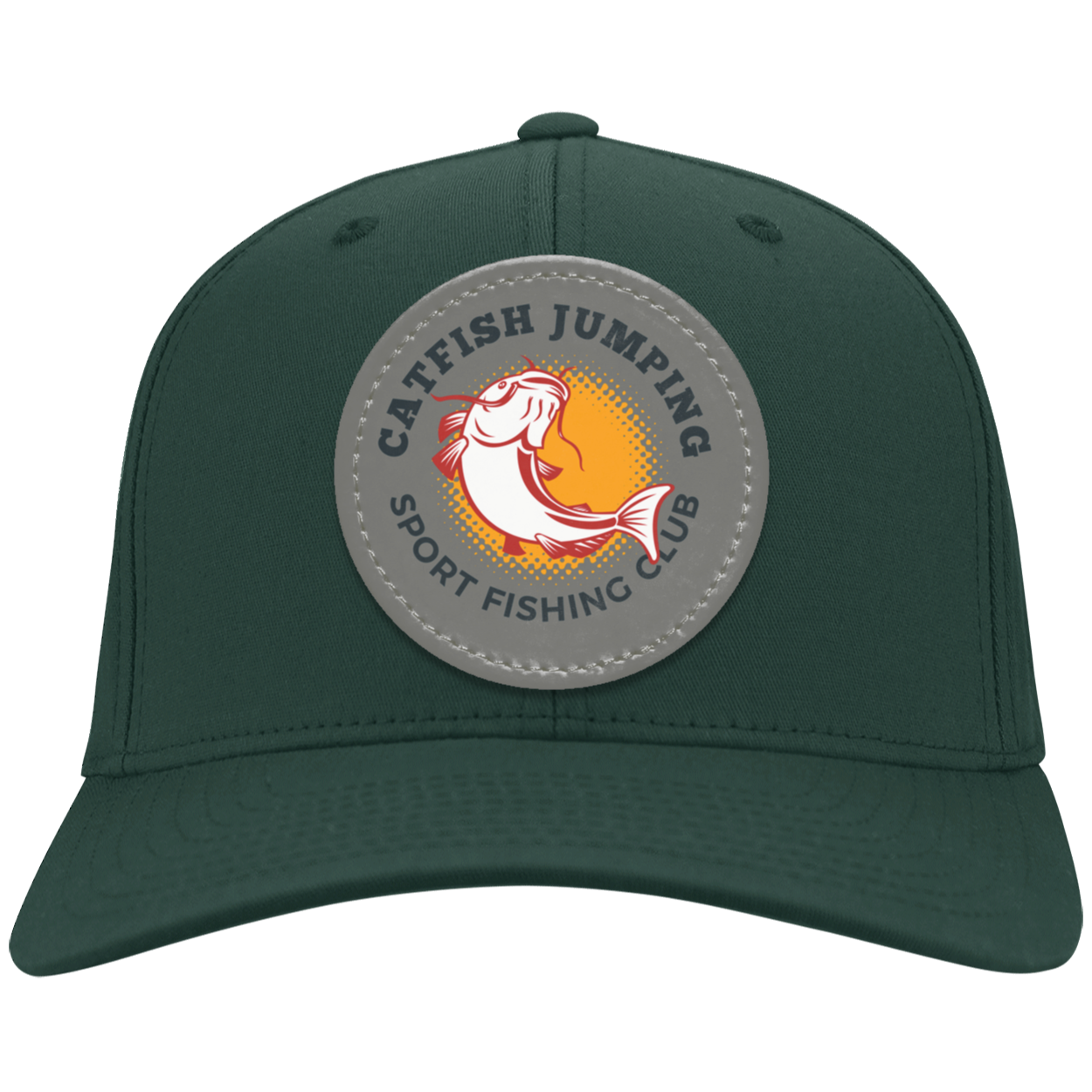 Catfish Jumping Twill Cap - Patch