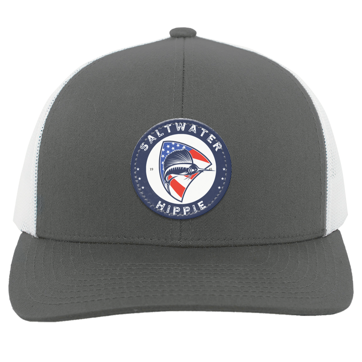 American Saltwater Hippie Trucker Snap Back - Patch