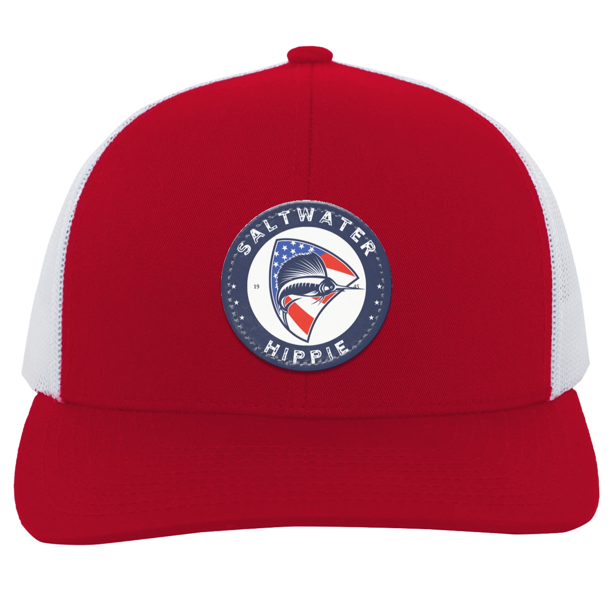 American Saltwater Hippie Trucker Snap Back - Patch