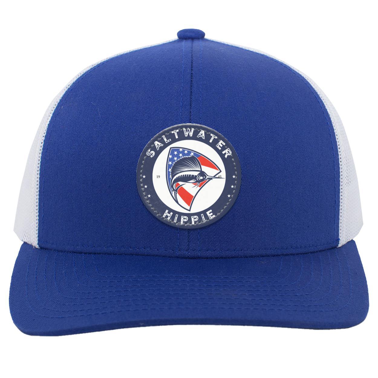 American Saltwater Hippie Trucker Snap Back - Patch