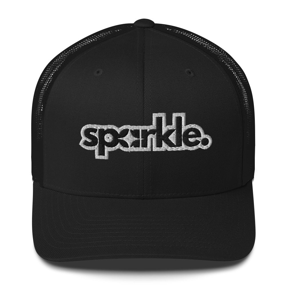 Sparkle Stitched Trucker Cap