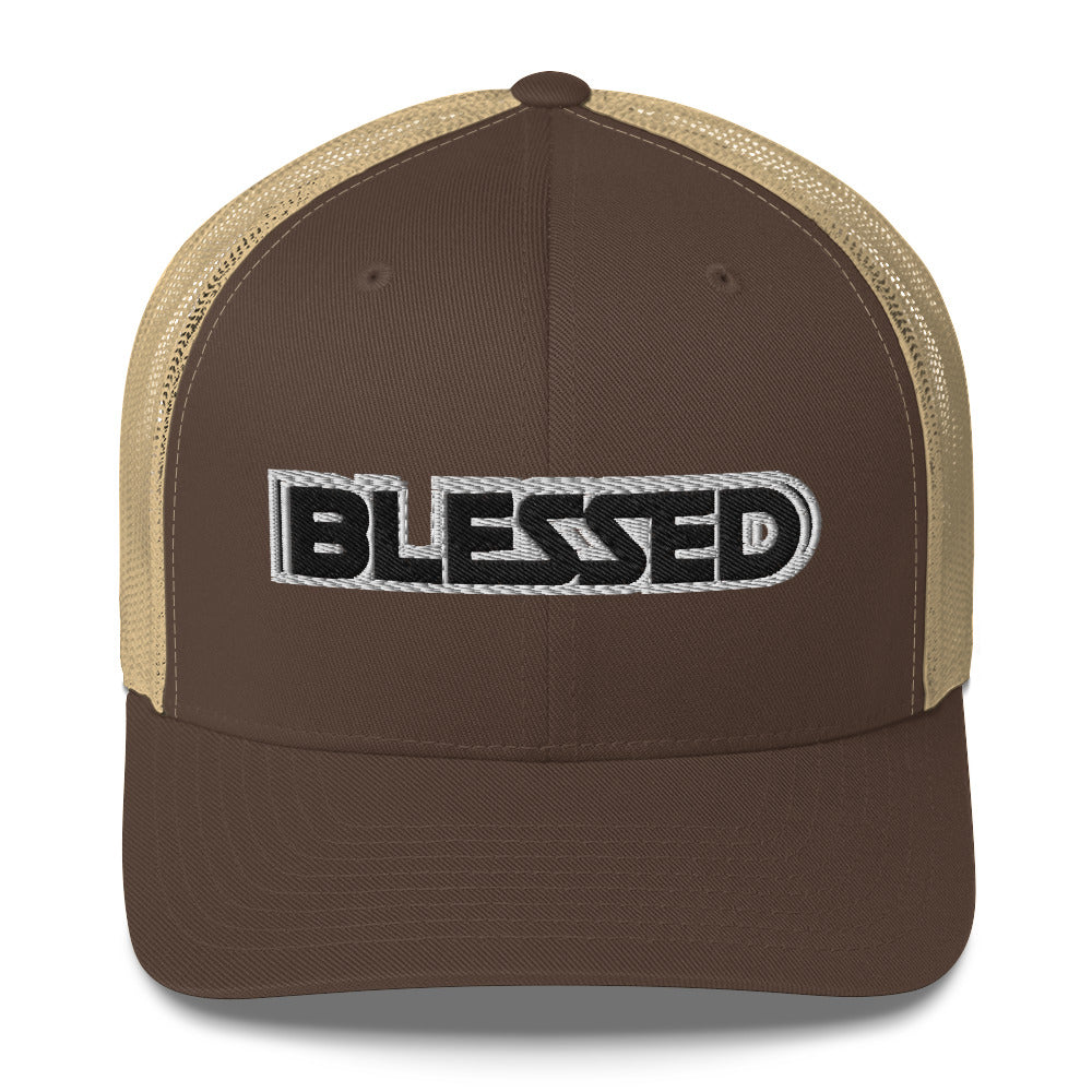 Blessed Stitched Trucker Cap