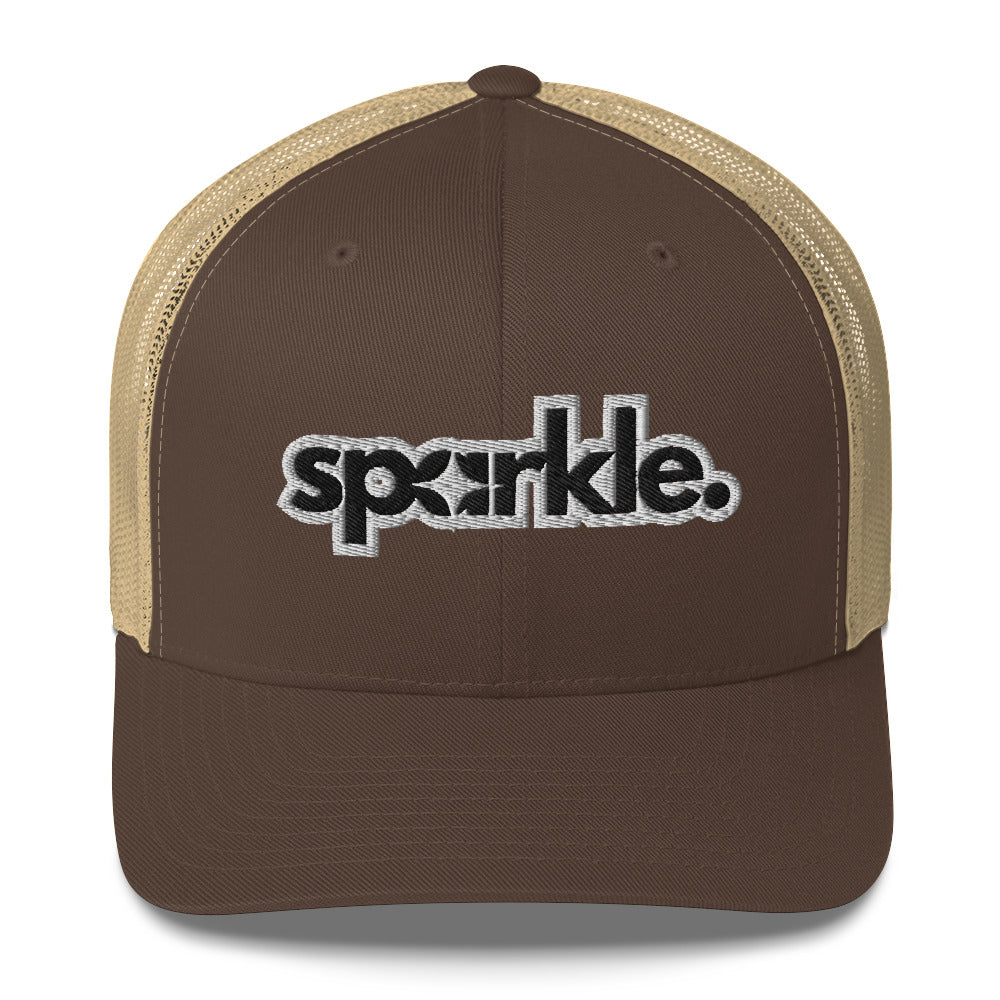 Sparkle Stitched Trucker Cap