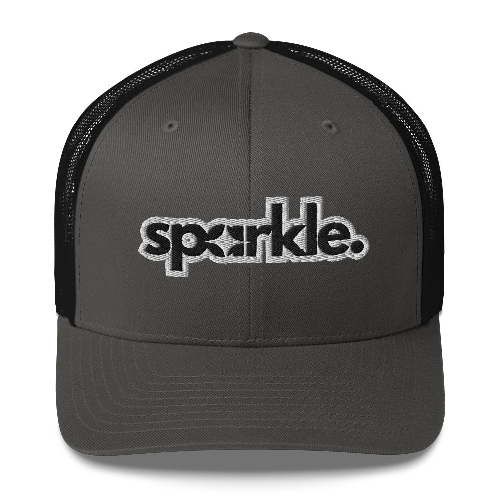 Sparkle Stitched Trucker Cap