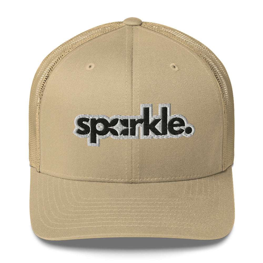 Sparkle Stitched Trucker Cap
