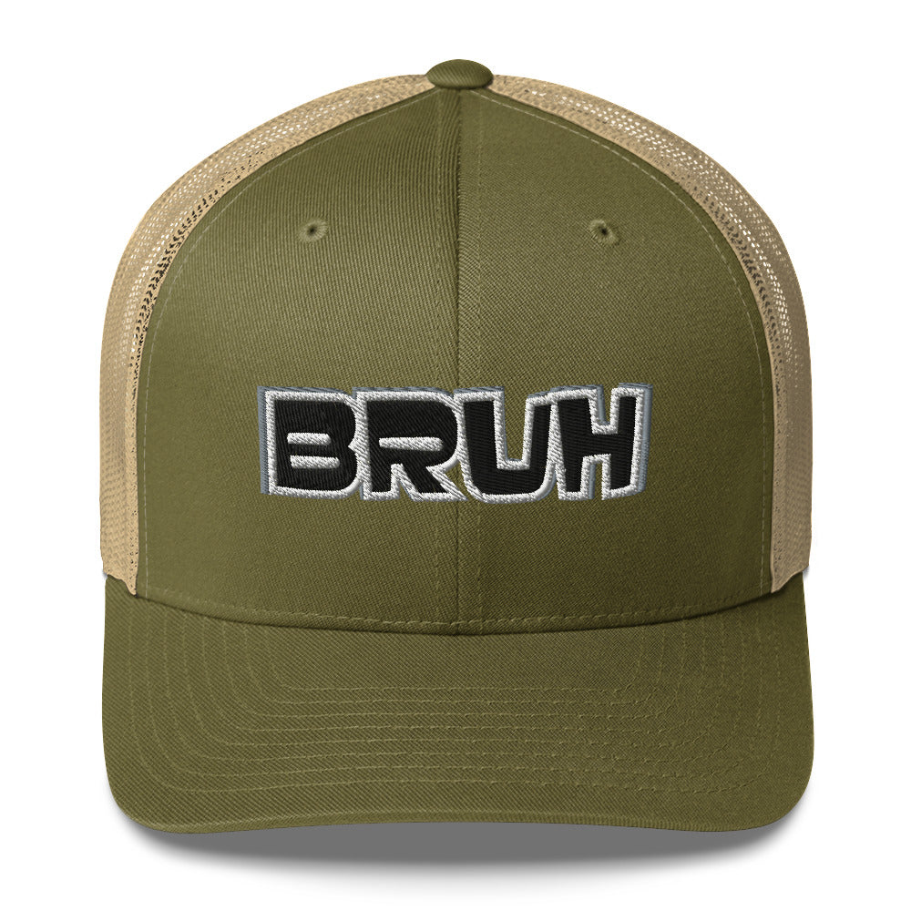 Bruh Stitched Trucker Cap
