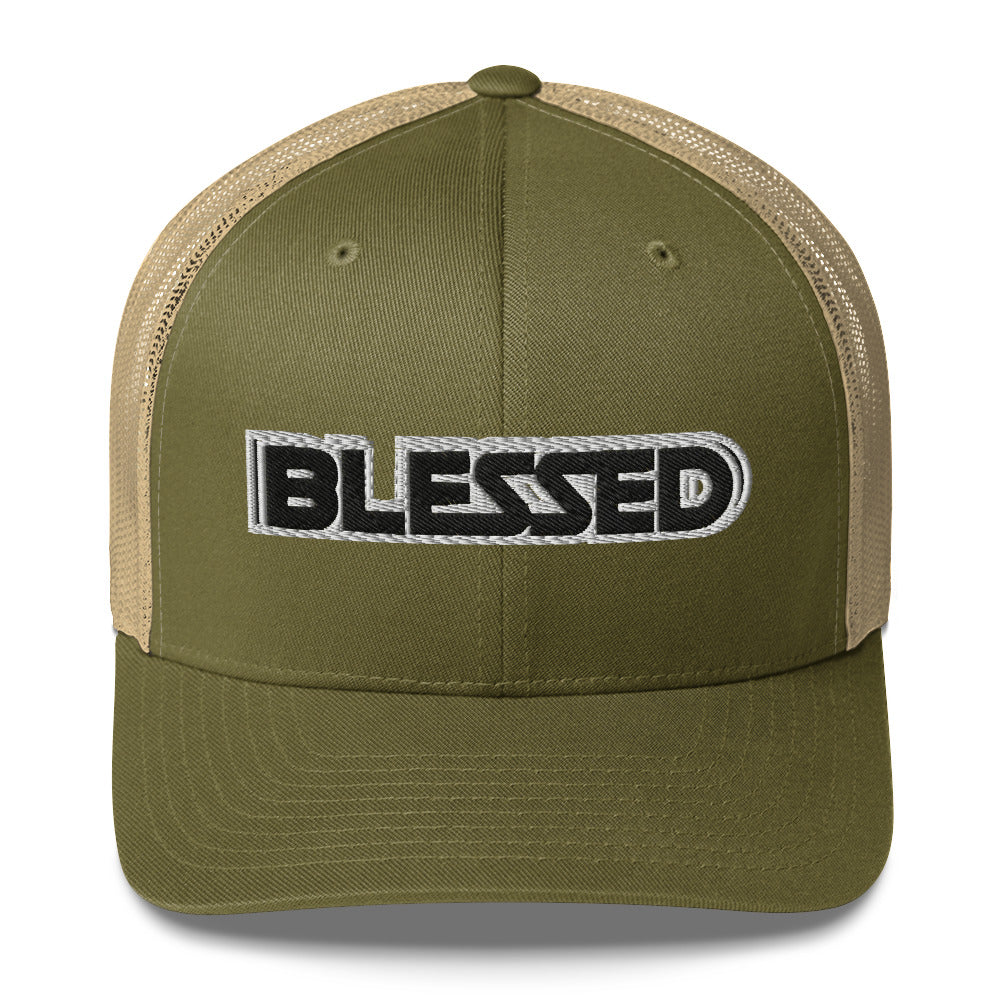 Blessed Stitched Trucker Cap