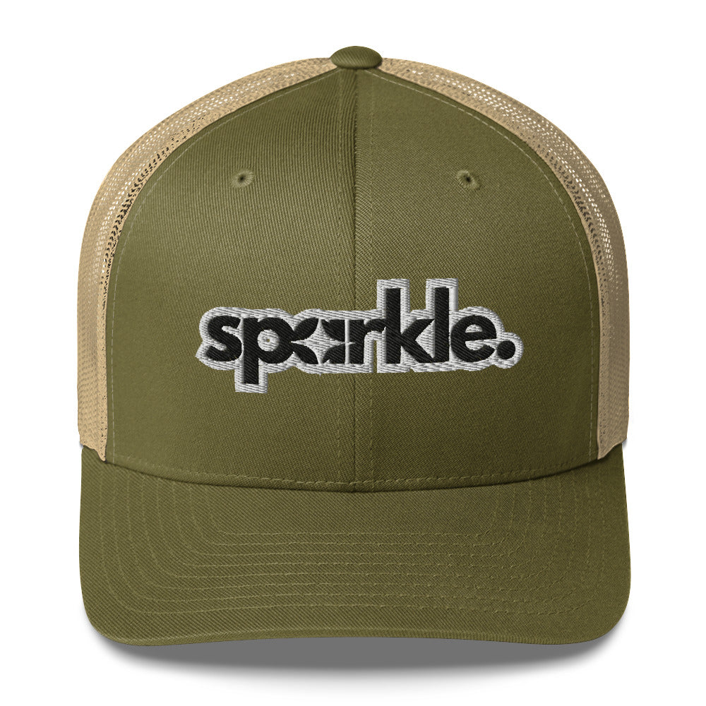 Sparkle Stitched Trucker Cap