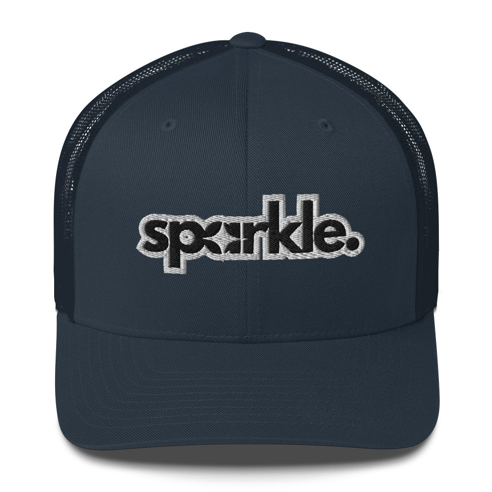 Sparkle Stitched Trucker Cap