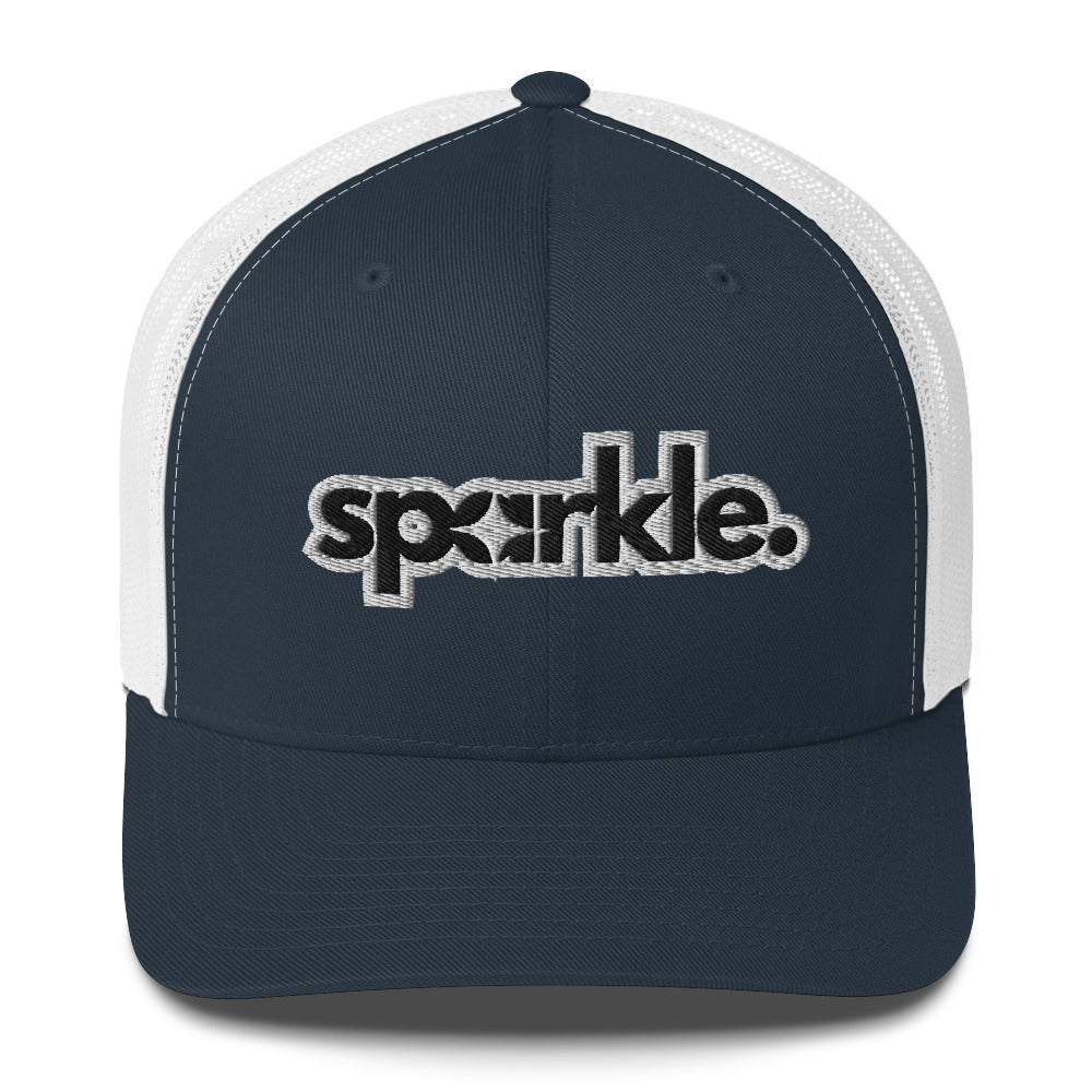Sparkle Stitched Trucker Cap