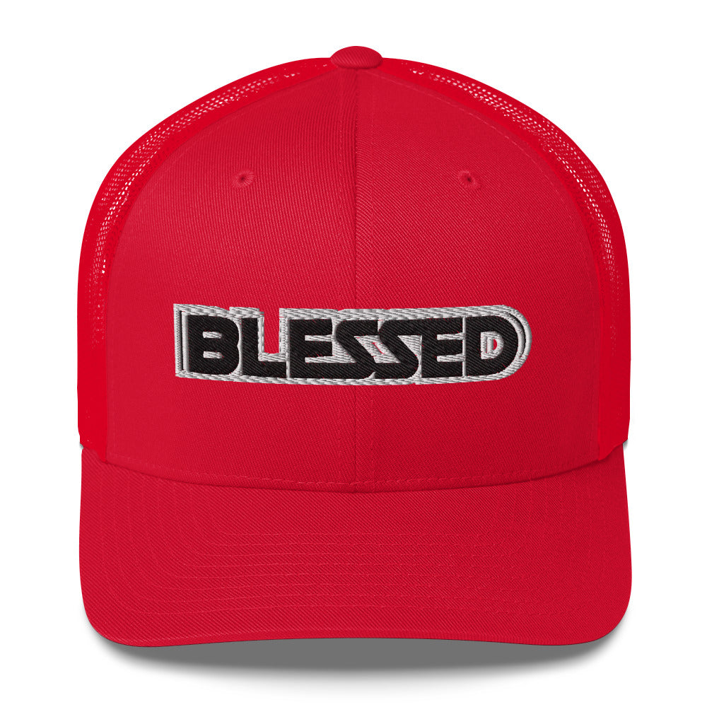 Blessed Stitched Trucker Cap