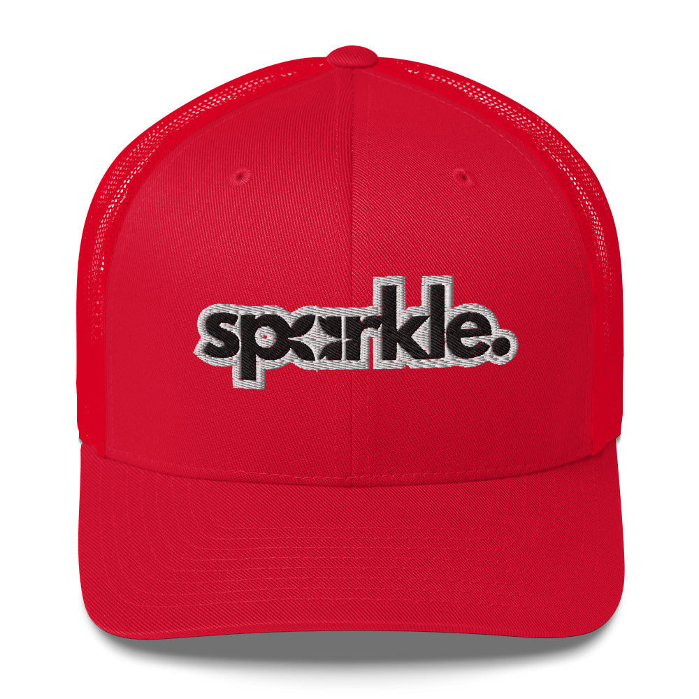 Sparkle Stitched Trucker Cap