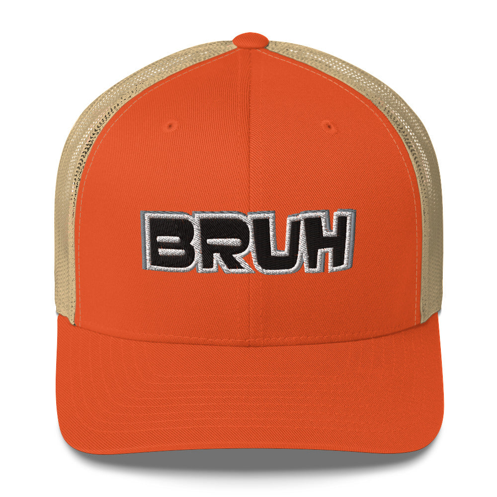 Bruh Stitched Trucker Cap