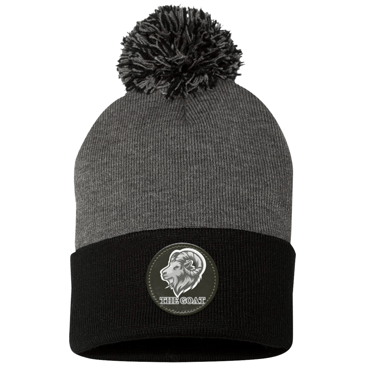 The Goat Pom Pom Knit Cap - Patch