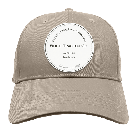 White Tractor Co Structured Twill Cap