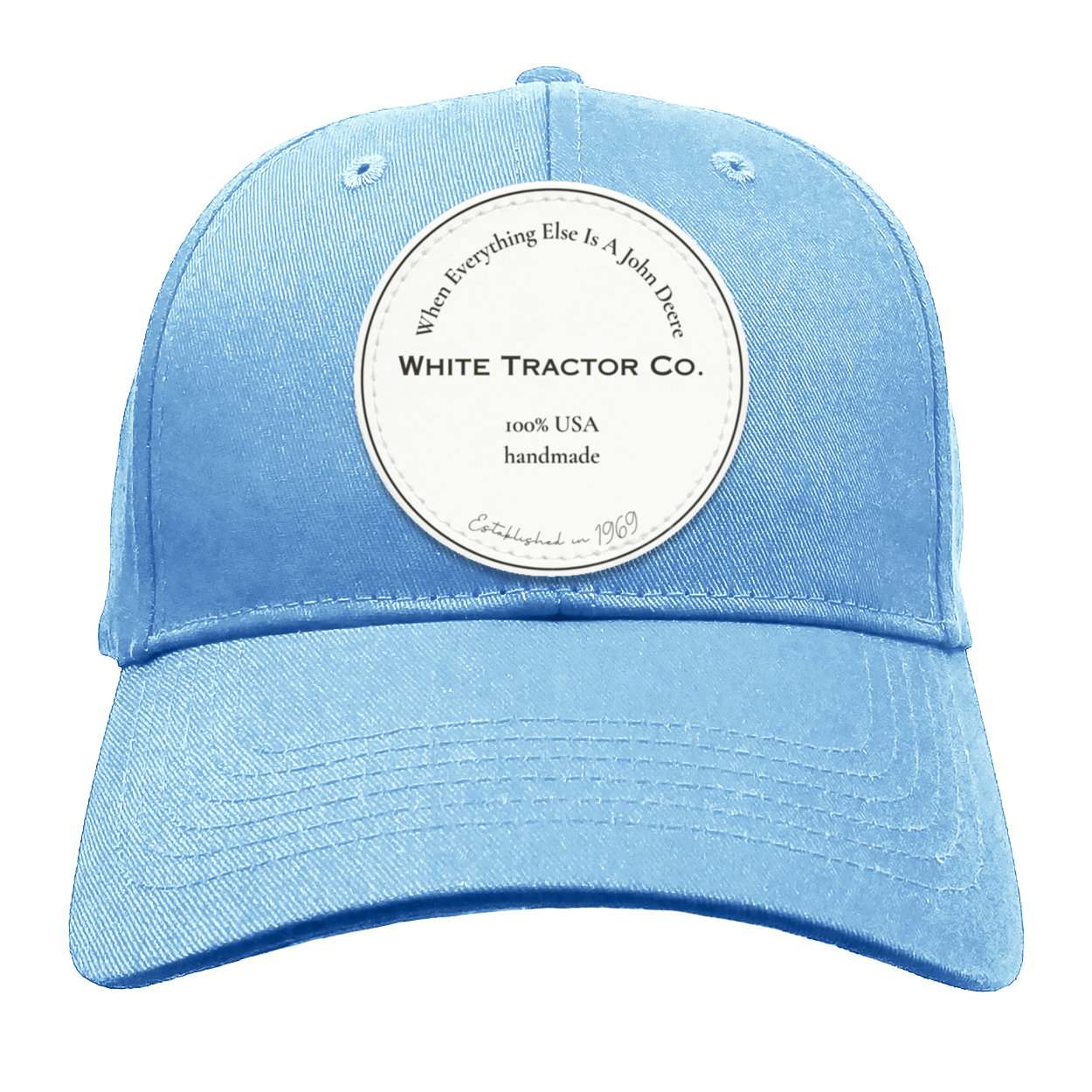 White Tractor Co Structured Twill Cap