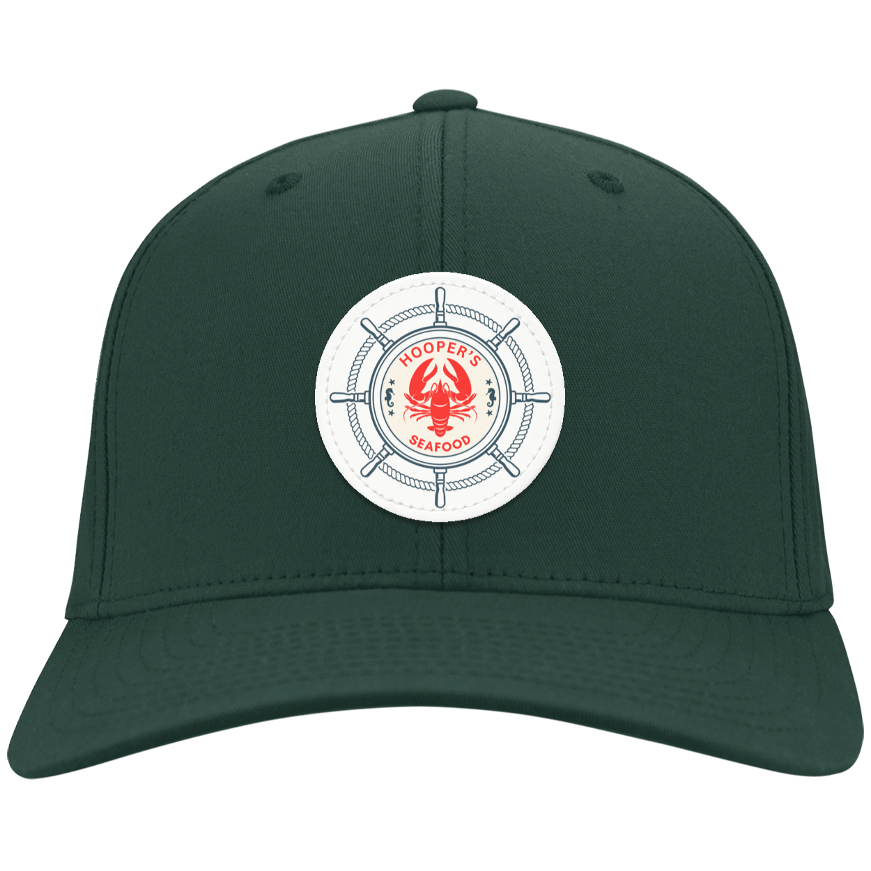 Hooper's Seafood Twill Cap - Patch