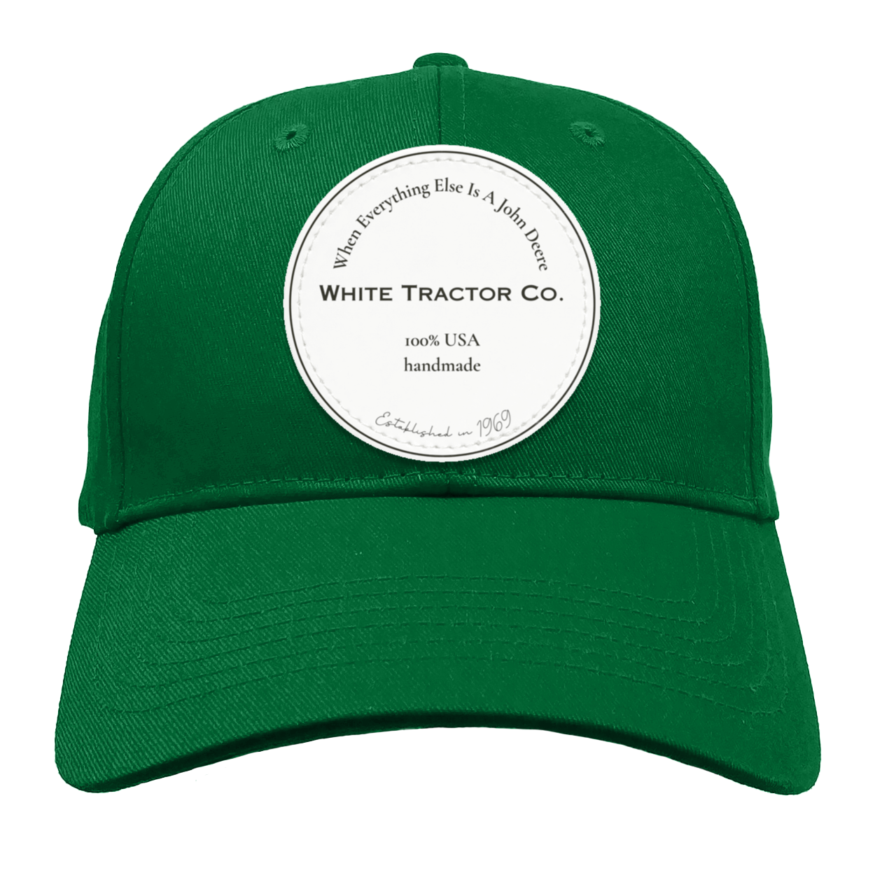 White Tractor Co Structured Twill Cap