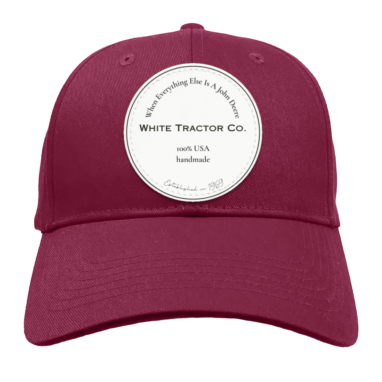 White Tractor Co Structured Twill Cap