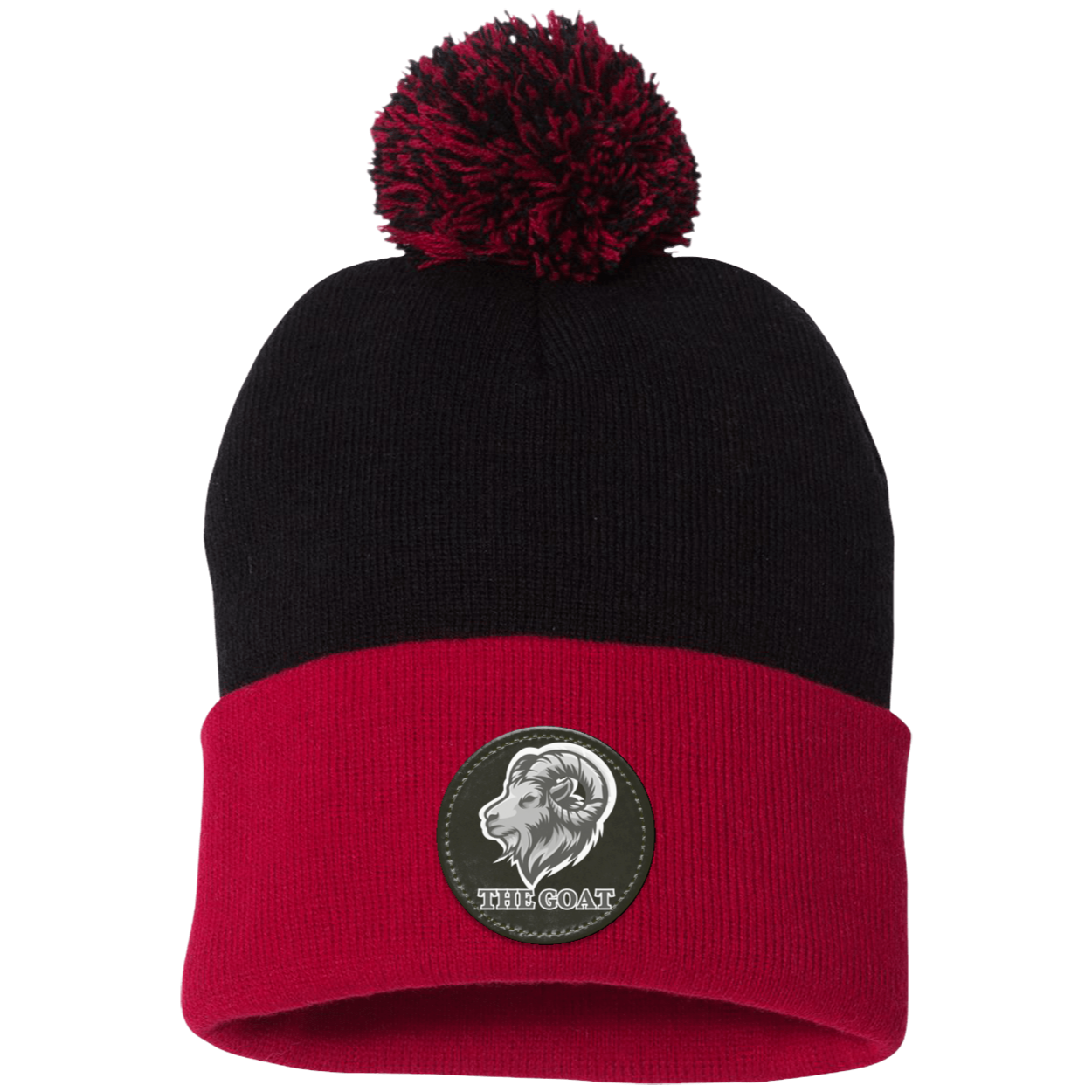 The Goat Pom Pom Knit Cap - Patch