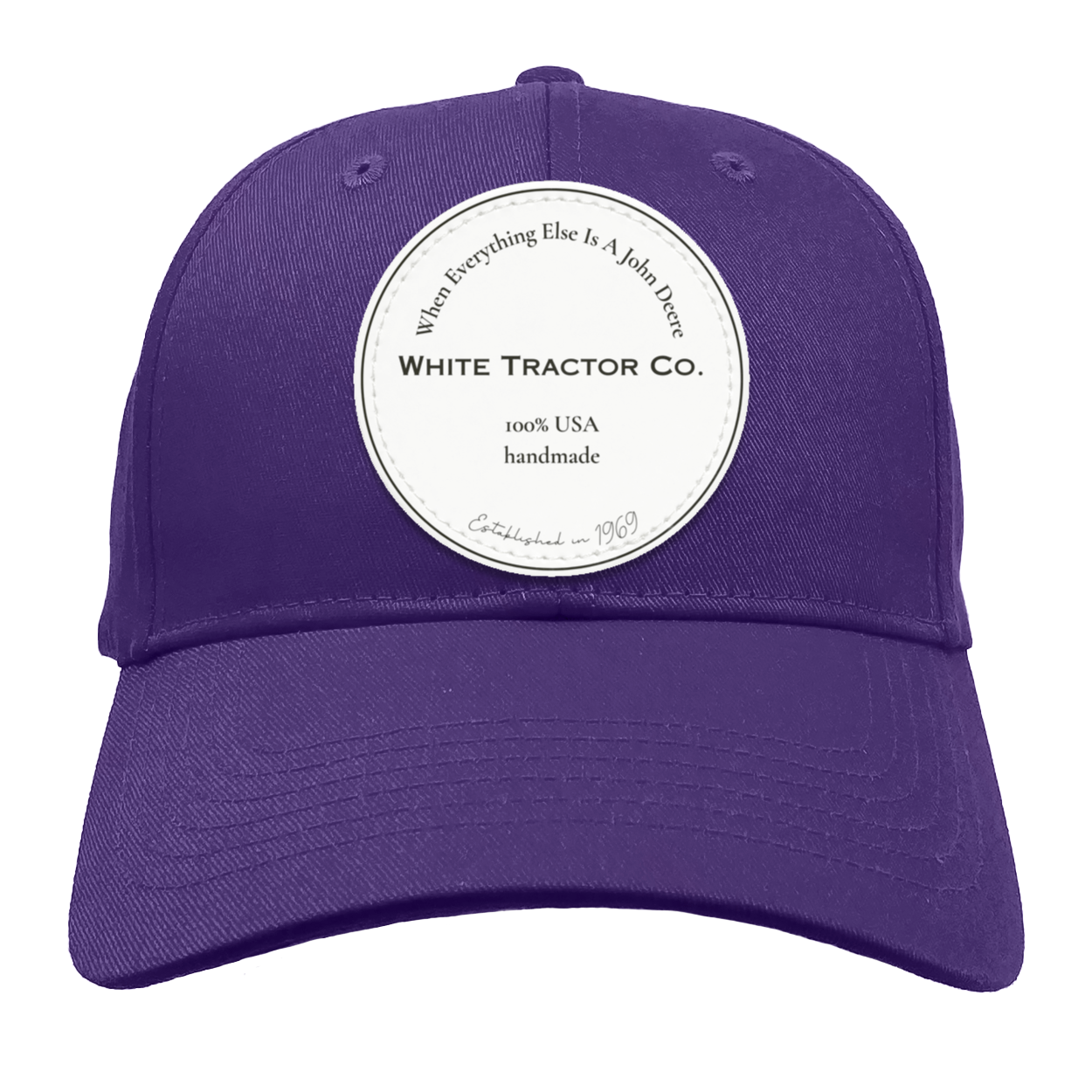 White Tractor Co Structured Twill Cap