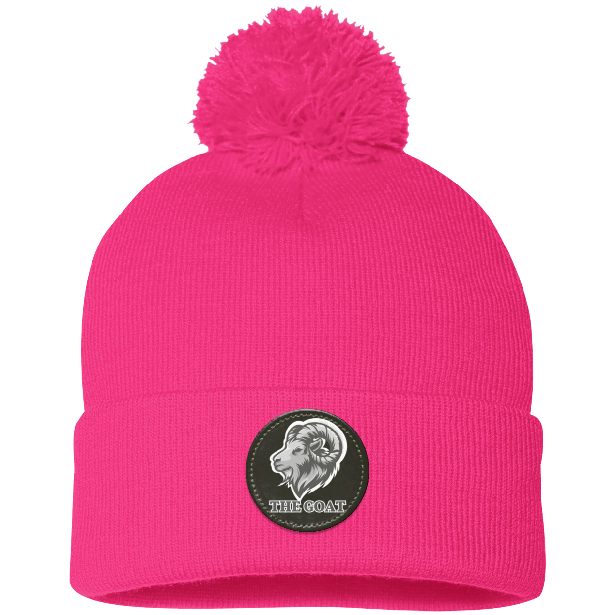 The Goat Pom Pom Knit Cap - Patch