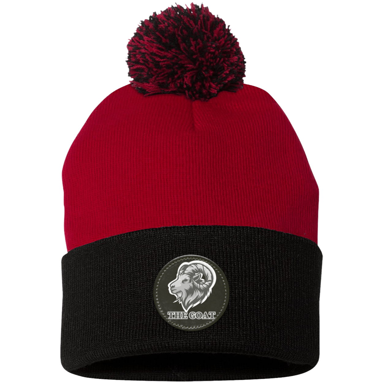 The Goat Pom Pom Knit Cap - Patch