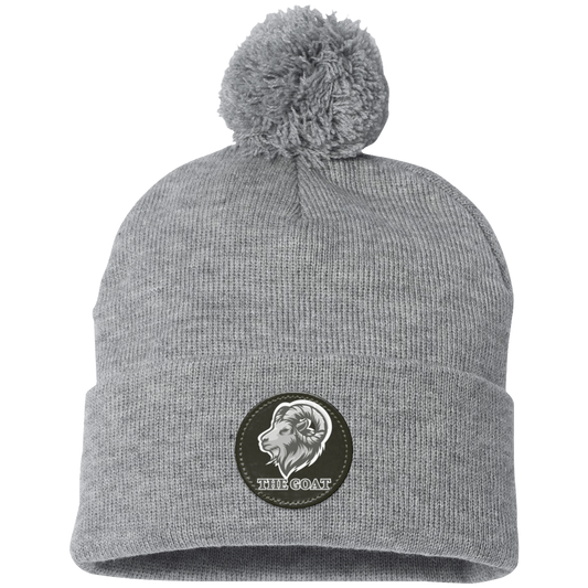 The Goat Pom Pom Knit Cap - Patch