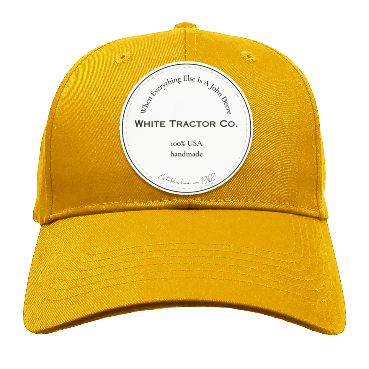 White Tractor Co Structured Twill Cap