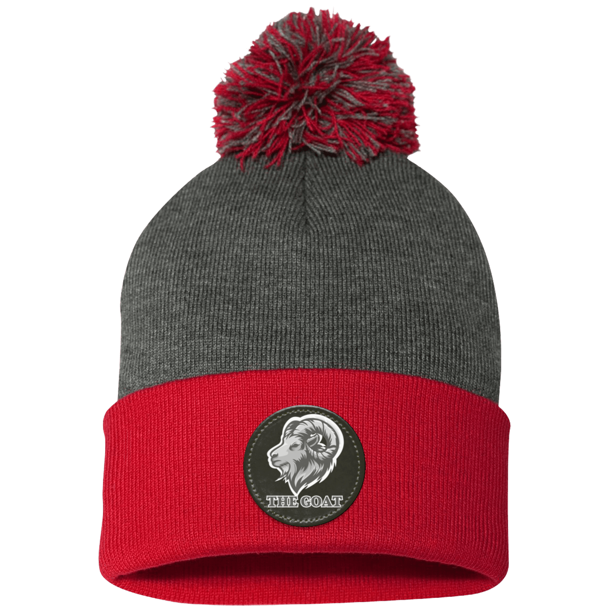 The Goat Pom Pom Knit Cap - Patch