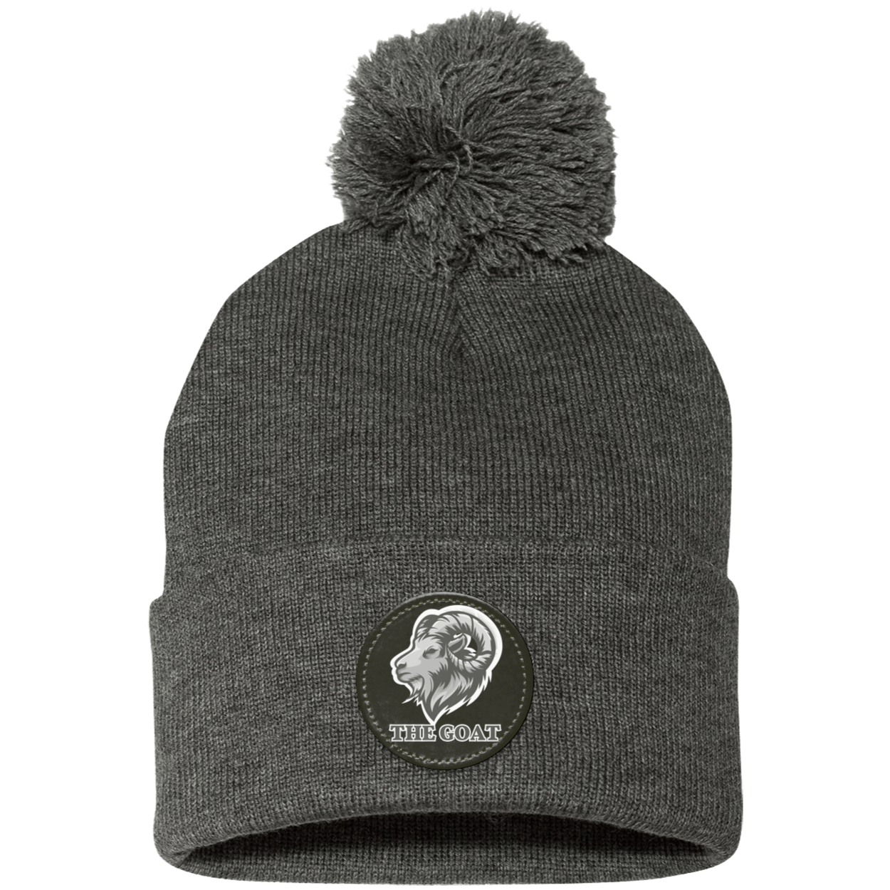 The Goat Pom Pom Knit Cap - Patch