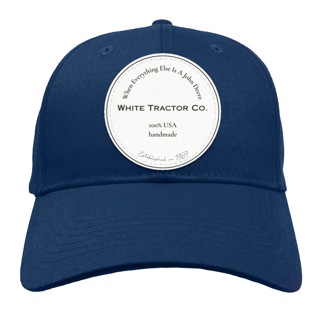 White Tractor Co Structured Twill Cap